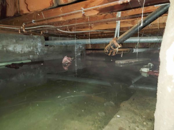 Crawlspace Water Restoration in Southport
